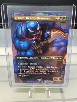 Magic the Gathering Marvel's Spider-Man - Venom, Deadly Devourer - Borderless - Image 1