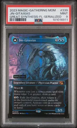 2023 MTG MARCH OF THE MACHINE JIN-GITAXIAS/THE GREAT SYNTHESIS 394/500 PSA 9 - Image 1