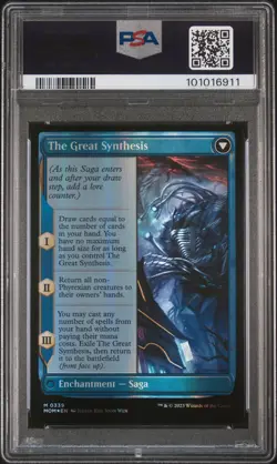 2023 MTG MARCH OF THE MACHINE JIN-GITAXIAS/THE GREAT SYNTHESIS 394/500 PSA 9 - Image 2