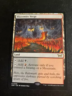 MTG - NM - Blazemire Verge - Duskmourn: House of Horror - Image 1