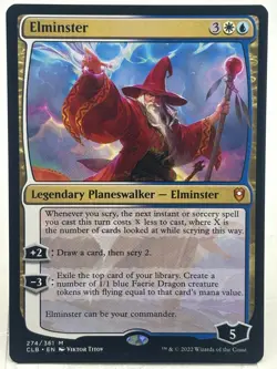 Elminster NM/M* Commander Baldur's Gate ENGLISH 274/361 mtg -UnltdCards - Image 1