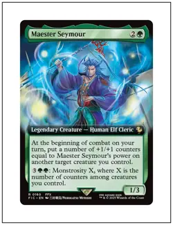 1x Maester Seymour, Extended Art, Final Fantasy, Magic MTG NM - Image 1