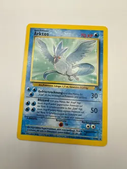 Pokemon Karte TCG Arktos 17/62 Fossil No Holo Rare Vintage WOTC EX Deutsch - Image 2