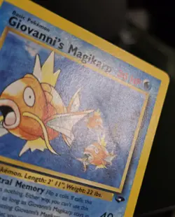 Pokemon TCG - GIOVANNI'S MAGIKARP #73 - 1ST EDITION - GYM CHALLENGE 2000 - MP/LP - Image 3