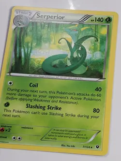 Serperior 7/124 LP / VLP - Rare XY Fates Collide Pokemon Card - $2 Flat Shipping - Image 2