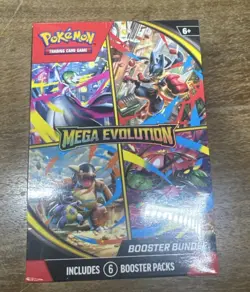 Pokemon TCG Mega Evolution Booster Bundle 6 Packs Sealed Factory Fresh🔥 - Image 1