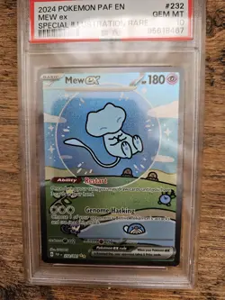 Pokemon TCG Mew EX 232/091 PSA 10 Bubble Mew Paldean Fates - Image 3
