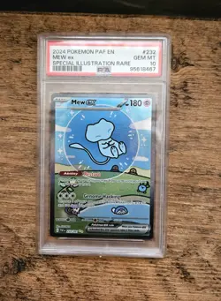 Pokemon TCG Mew EX 232/091 PSA 10 Bubble Mew Paldean Fates - Image 4