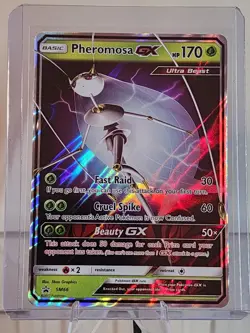 Pokemon TCG: Pheromosa GX SM66 Black Star Promo Near Mint - Image 1