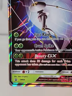 Pokemon TCG: Pheromosa GX SM66 Black Star Promo Near Mint - Image 5