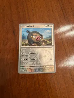 Lechonk 155/198 Pokemon Center Exclusive Holo - NM - Image 1