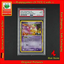 PSA 9 - Flegmon - Slowpoke Pokemon Karte 76/109 EX Team Rocket Returns /Y10 - Image 1