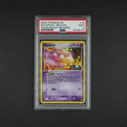 PSA 9 - Flegmon - Slowpoke Pokemon Karte 76/109 EX Team Rocket Returns /Y10 - Image 2