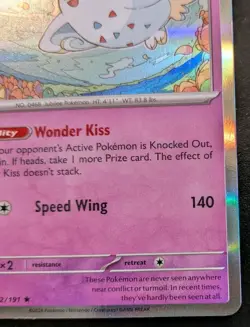 Togekiss 072/191 Holo Rare Scarlet & Violet: Surging Sparks Pokemon TCG - Image 5