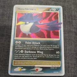 Honchkrow LV. X 132/132 Ultra Rare Holo Pokemon Secret Wonders 2007 LP+ - TCG - Image 2