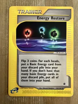 Pokemon TCG Energy Restore Expedition 141/165 Regular Uncommon LP - Image 1