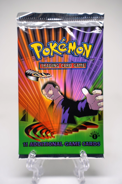 Pokemon TCG Gym Challenge 1st Edition Booster Pack Giovanni Art WOTC 2000 Sealed 742818062244 - Image 1