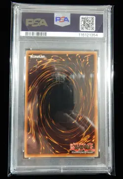 2002 Yu-Gi-Oh! Red-Eyes B. Dragon LOB-070 Ultra Rare NM Mint PSA 8 - Image 2