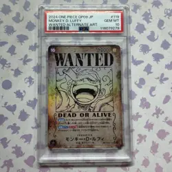 Luffy OP05-119 PSA10 Wanted Emperors in the New World One Piece Card UK SELLER - Image 1