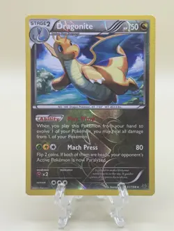 Pokemon TCG Dragonite Roaring Skies 51/108 Reverse Holo Rare Card - Image 1