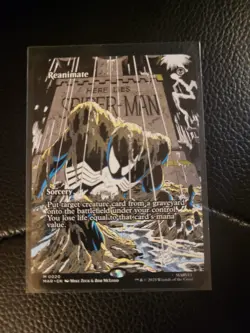 1x Reanimate, Borderless Art 0020, Spider-Man Marvel, Magic MTG NM Non Foil - Image 1