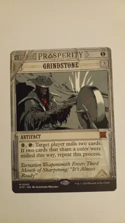 Grindstone Showcase NM/M Outlaws of Thunder Junction PP MTG Magic the Gathering - Image 1