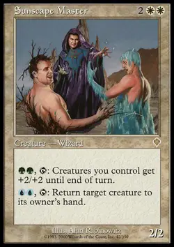 4x Light Play, English Regular Sunscape Master Invasion magicmtg - Image 1