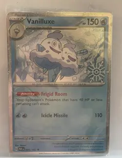 *SEALED* Pokemon TCG *2024 Holiday PROMO* Vanilluxe 045/182 Festive Stamp - Image 1
