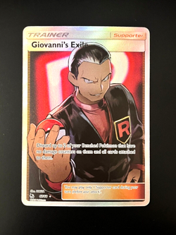 Pokemon TCG Giovanni's Exile 67/68 Hidden Fates Ultra Rare Full Art - Near Mint - Image 1