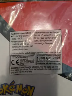 2016 Ultra Pro Pokemon 9 Pocket Portfolio Sword and Shield Fusion Strike Sealed - Image 2