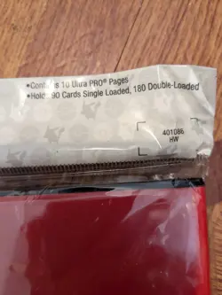 2016 Ultra Pro Pokemon 9 Pocket Portfolio Sword and Shield Fusion Strike Sealed - Image 3