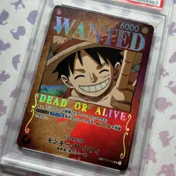 Monkey D Luffy WANTED ST01-012 PSA 10 Mighty Enemies ONE PIECE Card UK SELLER - Image 2