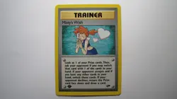 Near Mint Misty's Wish Trainer 1st Edition Pokemon card 108/132 Gym Challenge NM - Image 1