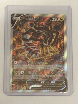 Pokemon Giratina English V Alt Art Lost Origin #186/196 Near Mint Or Better - Image 1
