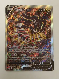 Pokemon Giratina English V Alt Art Lost Origin #186/196 Near Mint Or Better - Image 4