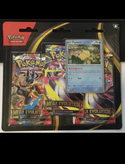 Pokemon TCG | Mega Evolutions Triple Blister Pack Psyduck Promo | Brand New | ✨ - Image 1