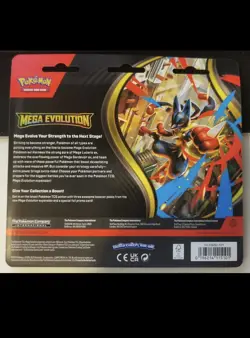 Pokemon TCG | Mega Evolutions Triple Blister Pack Psyduck Promo | Brand New | ✨ - Image 2