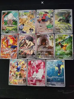 Pokemon Twilight Masquerade Lot of 11 Illustration Rares - Image 1