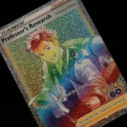 Pokemon TCG - Professor's Research 084/078 Pokemon GO Secret Rare - NM - Image 1