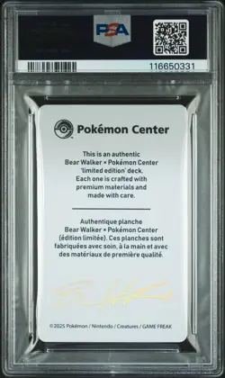 PSA 9 2025 POKEMON CENTER X BEAR WALKER CARDS ESPEON /930 & UMBREON /1600 - Image 5