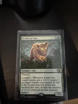 Magic The Gathering Scythecat Cub Foundations Jumpstart NM - Image 1
