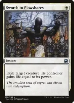 Swords to Plowshares - MTG - Mixed printing - Excellent - Image 1