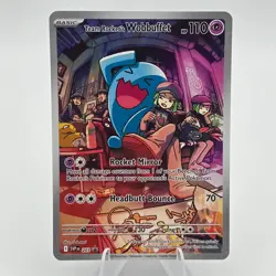 Team Rocket’s Wobbuffet 203 Promo NM Pokemon TCG Scarlet Violet Black Star SVP - Image 1