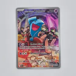 Team Rocket’s Wobbuffet 203 Promo NM Pokemon TCG Scarlet Violet Black Star SVP - Image 3