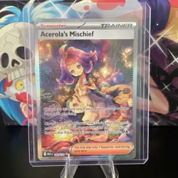 Pokemon Mega Evolution Acerola's Mischief Secret Illustration Rare, #183/132 - Image 1