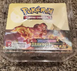 Pokemon TCG Sword Shield Darkness Ablaze Booster Box 36 Packs Factory Sealed New - Image 1