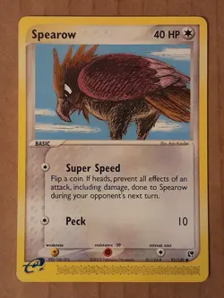 Pokemon Spearow 81/100 Ex Sandstorm E-Series NM See Pictures - Image 1