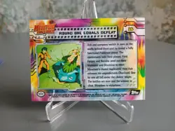 Pokemon Round One Equals Defeat #26 Pokemon Topps Mewtwo Strikes - Textured Holo - Image 2