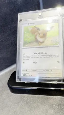 Pokemon Holiday Calendar 2025 Pikachu 025/165 & Eevee With Swirl 133/165 Promo - Image 2