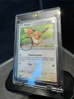 Pokemon Holiday Calendar 2025 Pikachu 025/165 & Eevee With Swirl 133/165 Promo - Image 4